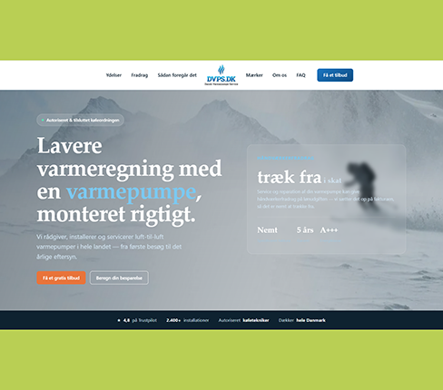 Udarbejdelse og opsætning af  hjemmeside: AI, Wordpress, Woocommerce, m.m. (dvps.dk)